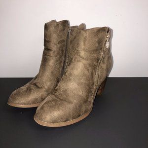 Tan Suede Ankle Boots